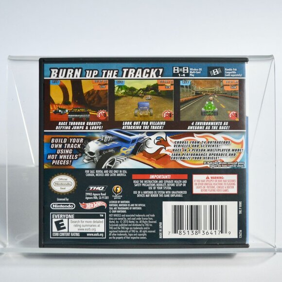 Nintendo DS Hot Wheels Track Attack Video Game Disc Case & Manual - Picture 3 of 6